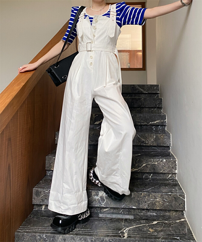 Early spring! [yixuanru] sleeveless Korean versatile denim suspenders 9218# ozq