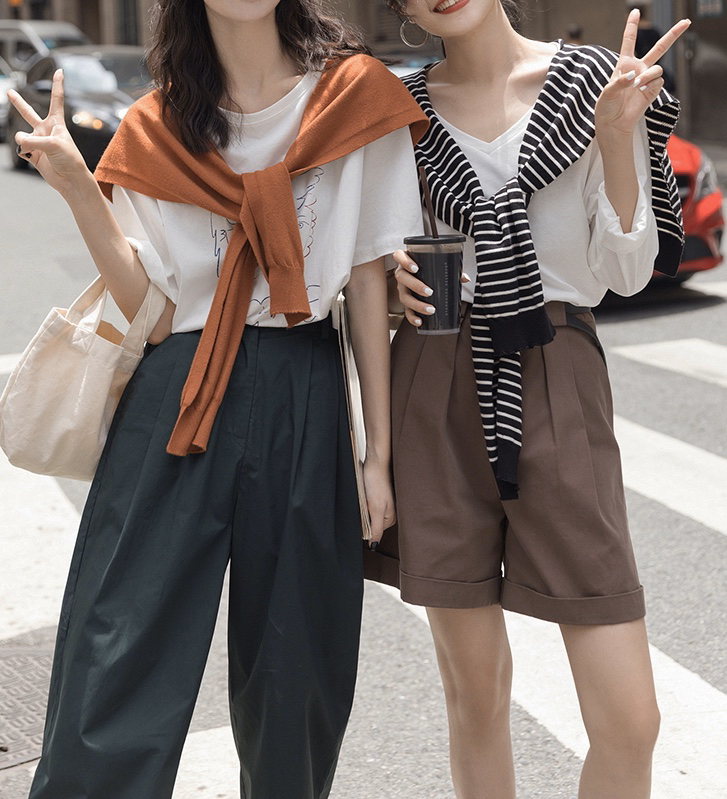 [huole] Han Fan casual fashion versatile knotted shawl 7702# WTT