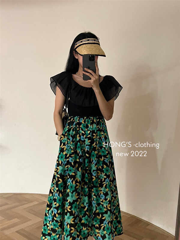[Hong's] stitched lady dress 2836# ll