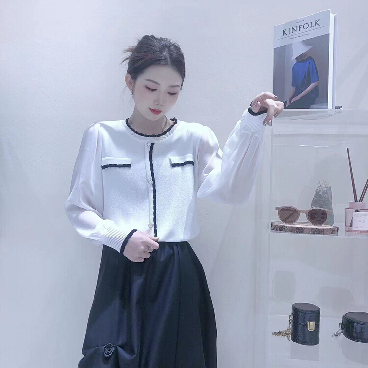 New year in early spring! [S.J] xiaoxiangfeng fashion simple temperament sweater 6703# LSW