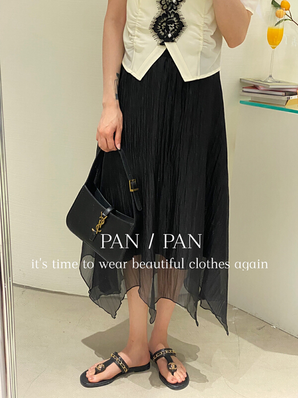 New in early summer! [Panpan] sweet, gentle and versatile skirt 3296# cqw
