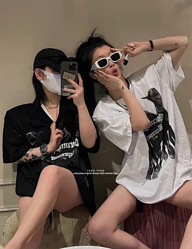 [Yang-Yang] street fashion dog design Short Sleeve T-shirt (T-shirt only) c6182# CLS