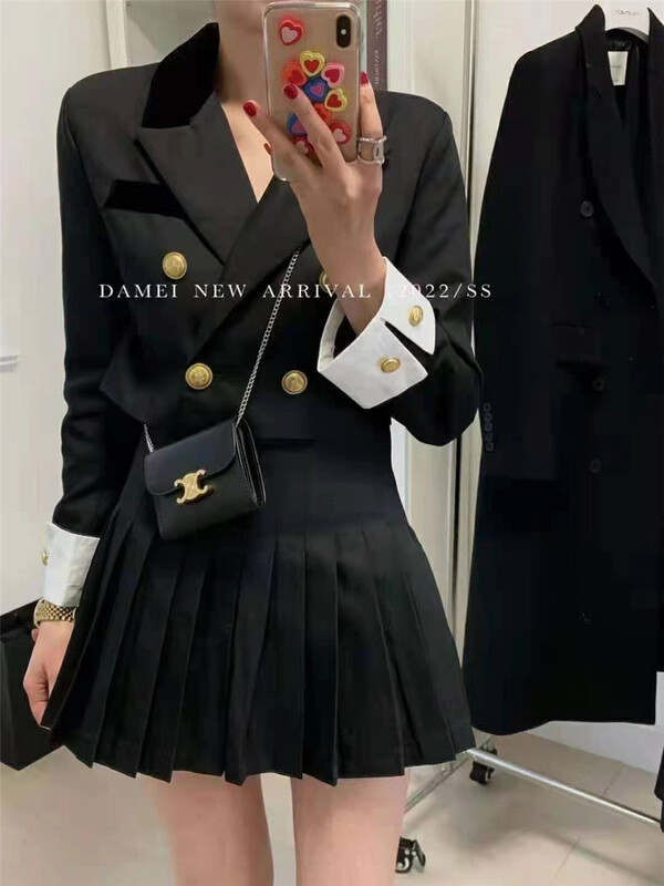 New year in early spring! [FC] temperament double breasted short suit (without skirt) ys1-1017# PCZ