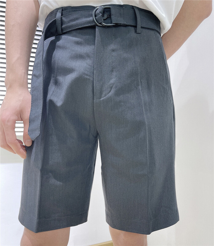 New in early summer! [small ares] comfortable and versatile simple casual shorts (with belt) ys1-857# ZZL