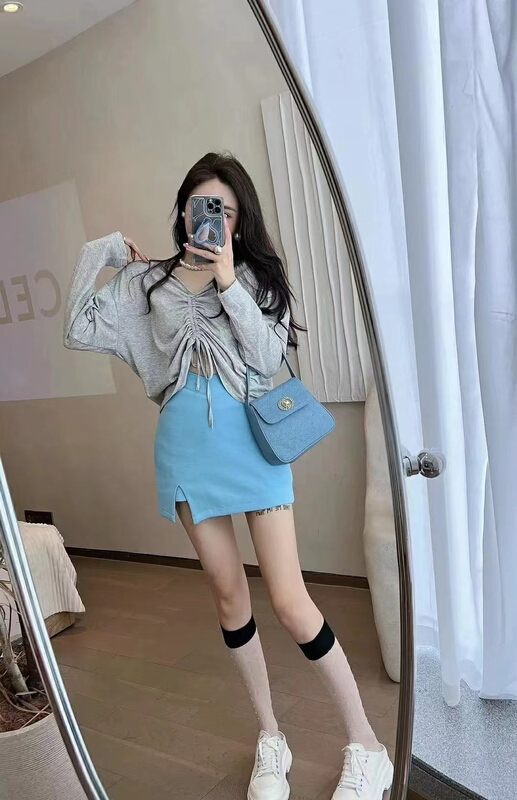 [M2 +] hot girl Hip Wrap fashion skirt 8091-2# WTT