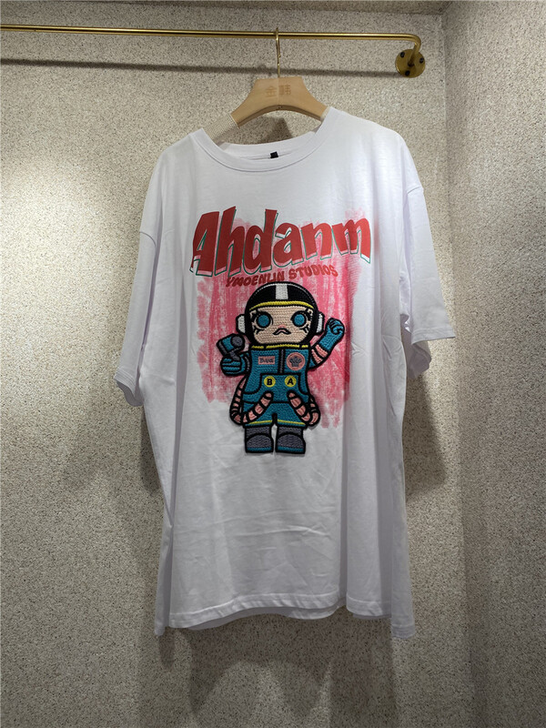 [Jin Han] machine cartoon loose short sleeve T-shirt ys1-8302# ozq
