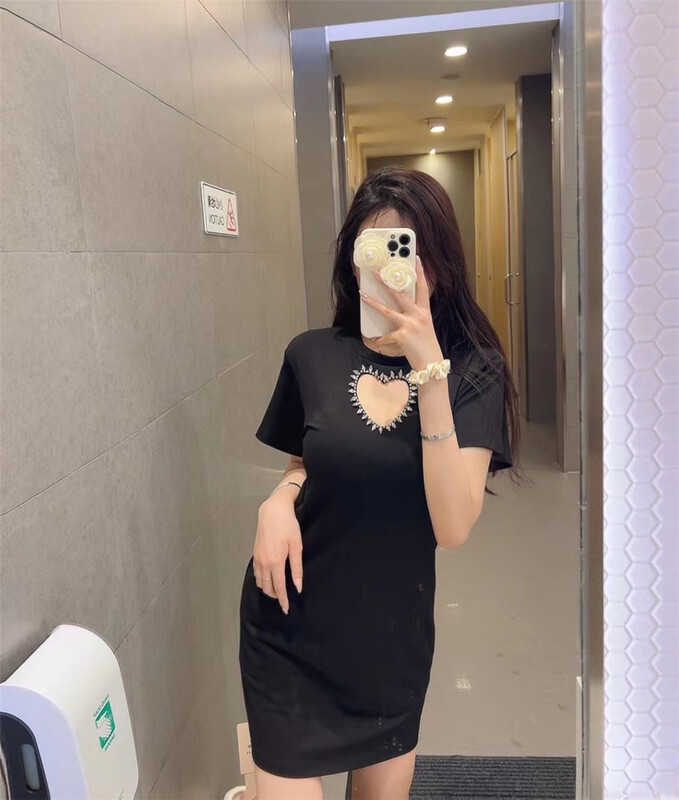 [Magnolia] Korean love hollow out dress g102-1# JJ