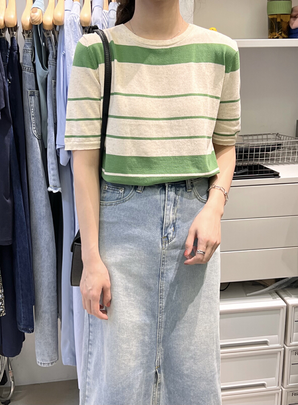 New in early summer! [we are] stitched stripe crew neck warm sweater 30051# ZSY