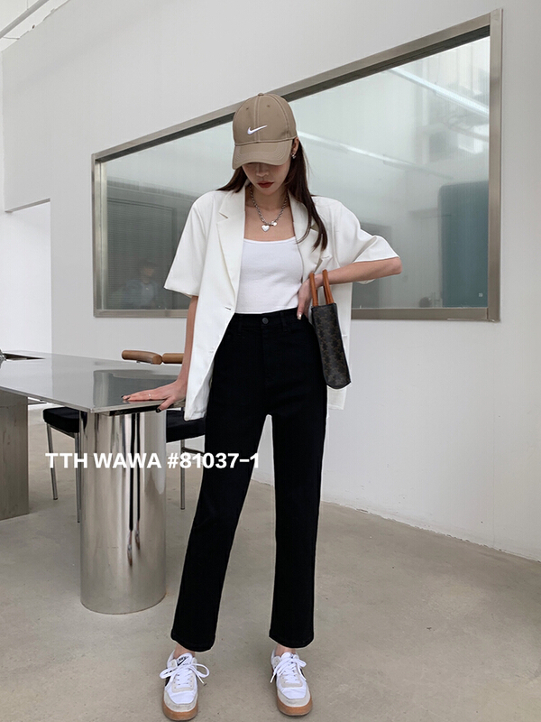 New year in early spring! [Wawa] Korean comfortable and versatile jeans 81037-1# ozq