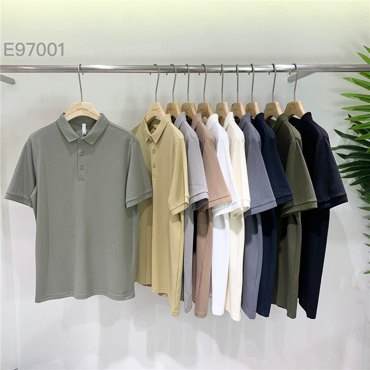 [Yeji] Korean solid color versatile polo shirt e97001# ZZL