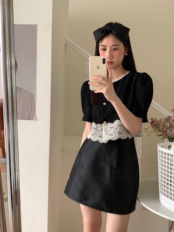 New in early summer! [x · h studio] Korean fashion literary temperament short coat 08019# ozq