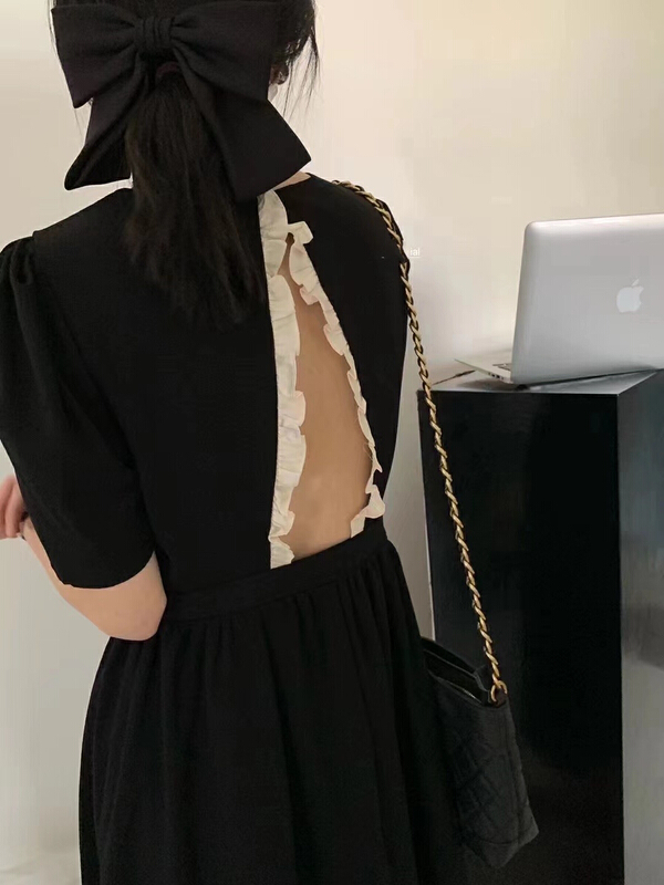 New in early summer! [MI] Korean style backless dress (without matching) 9145# PCZ