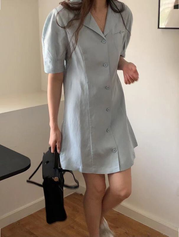 Original price 157.79! [bluepops] commuter suit dress a2261# zxl