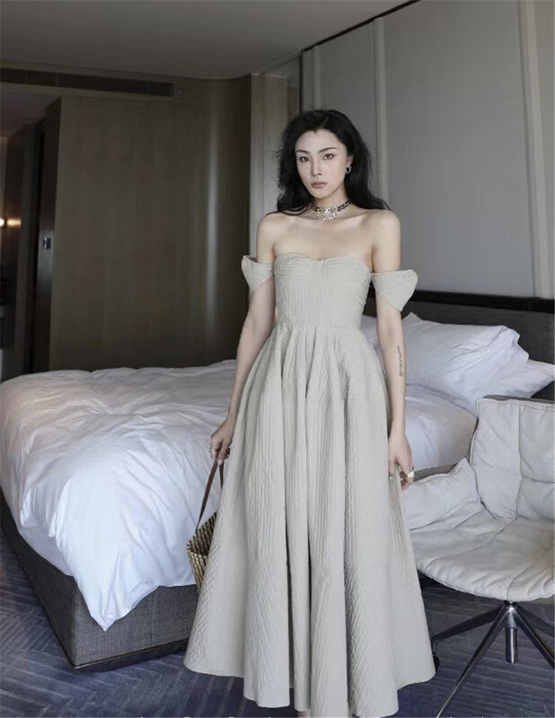 [yhpi] celebrity style one shoulder dress 2682# JJ