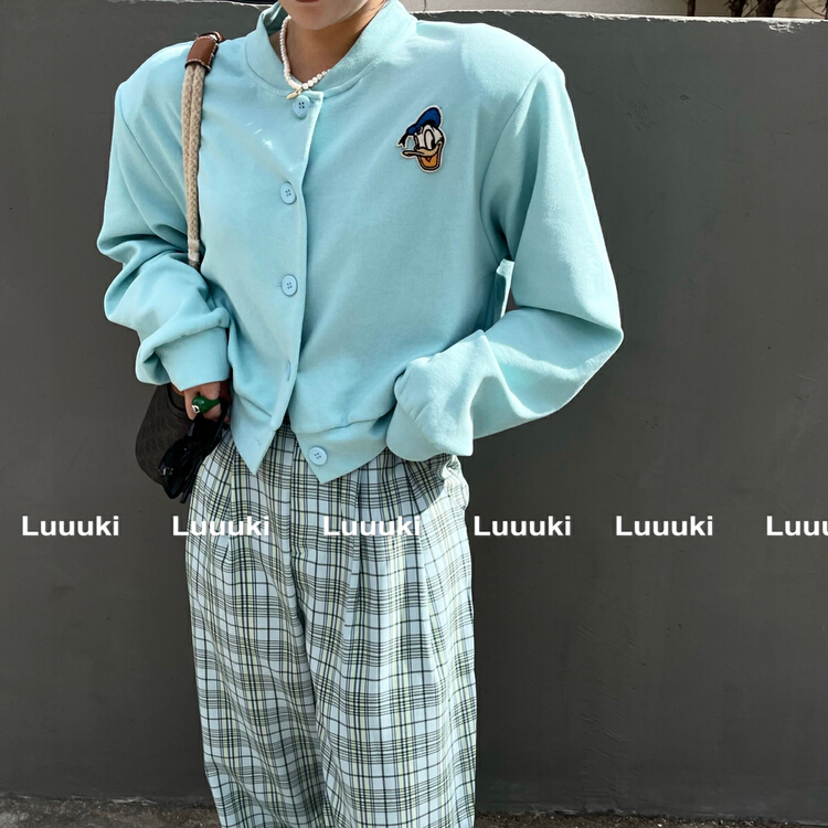 goods in stock! New year in early spring! [luuki] button embroidered cartoon jacket 29005# ozq