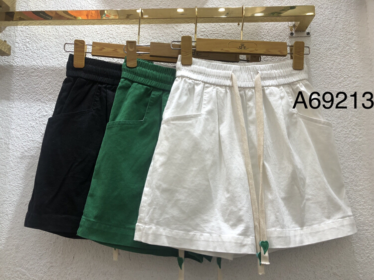 [queen] elastic waist versatile loose casual shorts (with waist rope) a69213# ozq