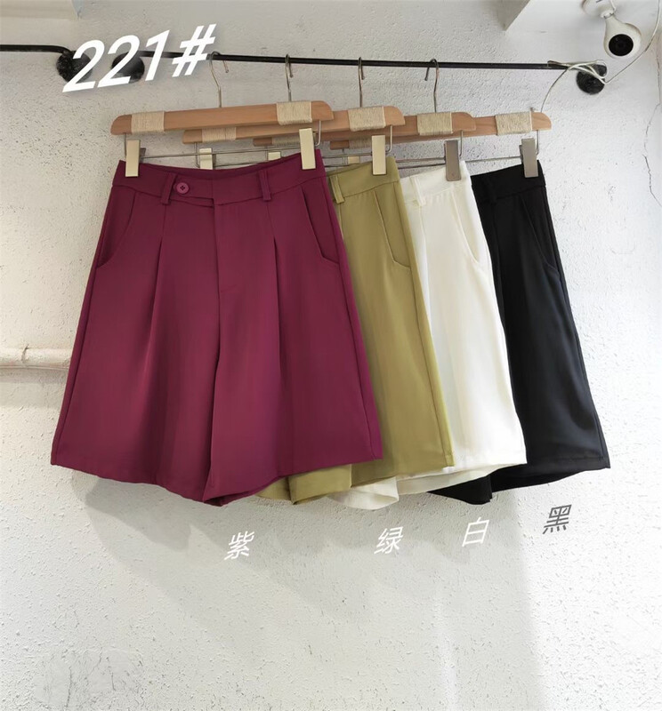 New in early summer! [Shangpin Wanqian] simple five point suit trousers ys2-221# hjy