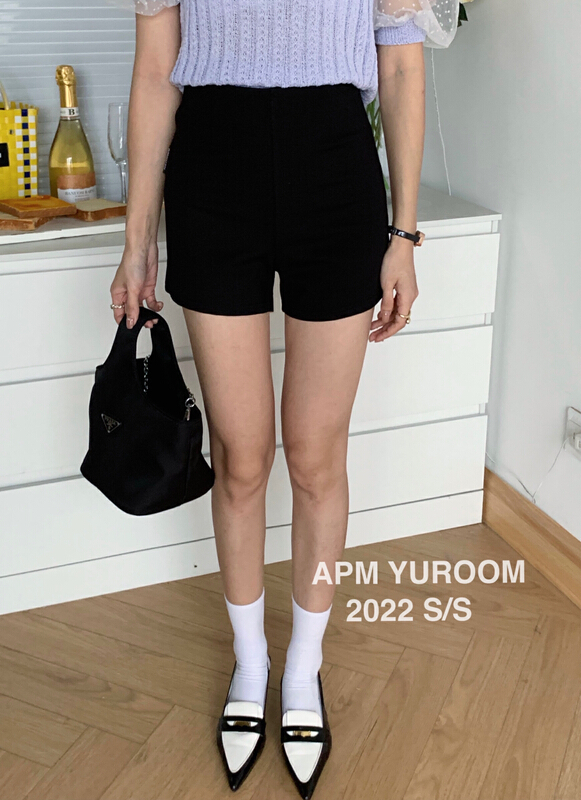 New in early summer! [APM yuroom] Korean versatile high waist slim casual shorts 22173# LSL