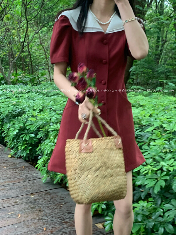 New in early summer! [Zoe Zoe] Korean style versatile dress c392# L