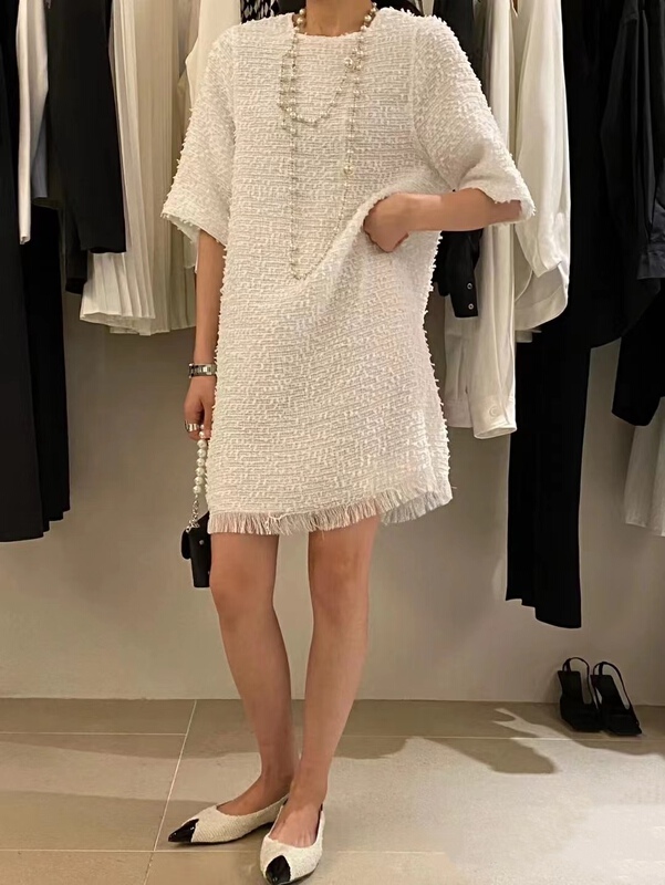 [Ersan] slim dress 71420# zxl with small fragrance