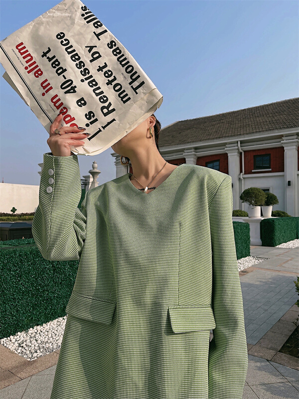 New year in early spring! Korean Pullover long sleeve suit 3370# ozq