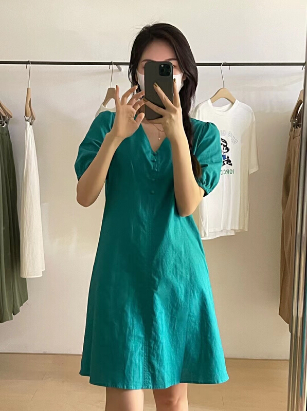 goods in stock! [BL] Korean loose age reducing dress l6216# cqw