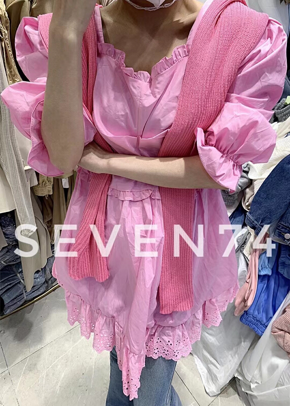 New year in early spring! [mi ni] Korean Pullover crimp dress 2250# PCZ