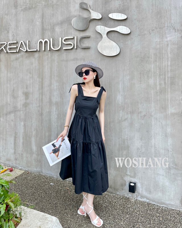 New in early summer! [woshang woshang] design sense niche sweet temperament dress 1183# XYJ