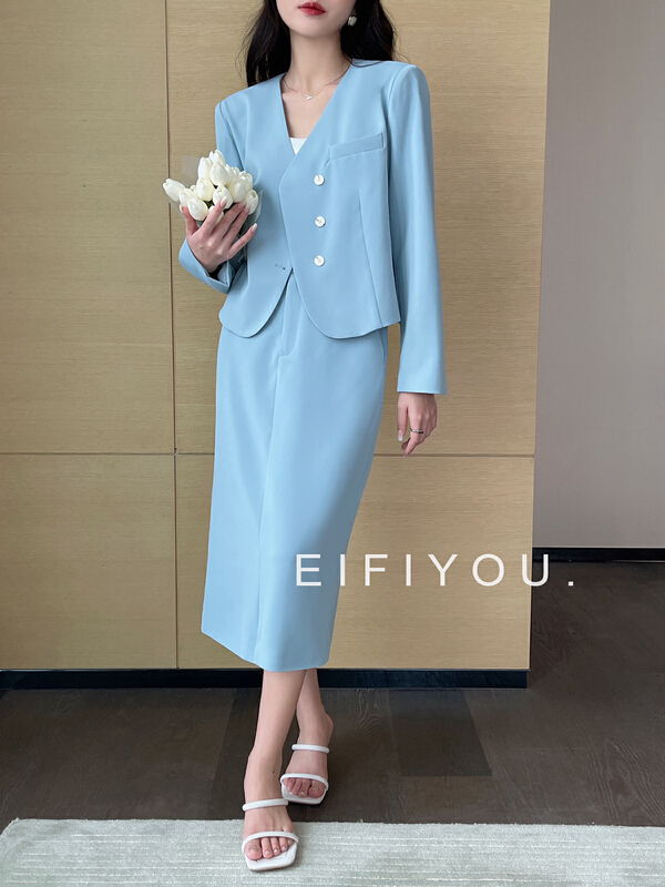 New year in early spring! [EI fi you] simple atmosphere, versatile suit skirt 1956# LSL