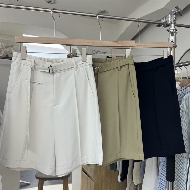 New year in early spring! [young] comfortable and versatile back waist elastic casual shorts 1029# ZZL