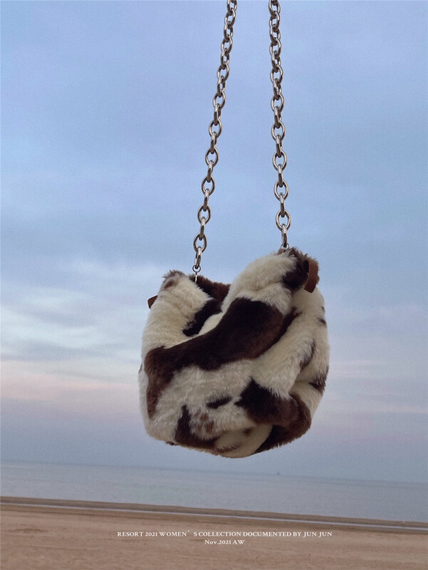 [DT class] trendy animal pattern versatile diagonal cross bag 4199# jhy