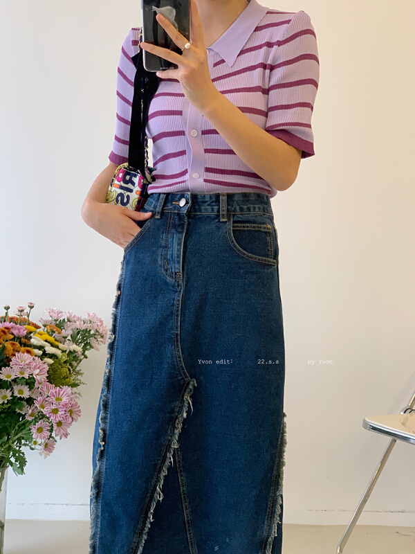New in early summer! [Yiwan y.von] design sense fashion Korean version skirt 1916# XJ