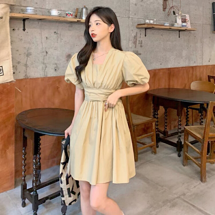 goods in stock! [HH] fashion solid color aging dress 939-1# LSL