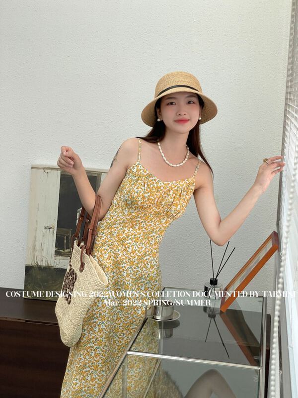 goods in stock! New year in early spring! [tabmini] sweet aging floral dress c19444# WPL