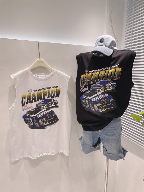 goods in stock! [Tiantian family] auto printed Pullover vest / sling ys1-8803# WTT
