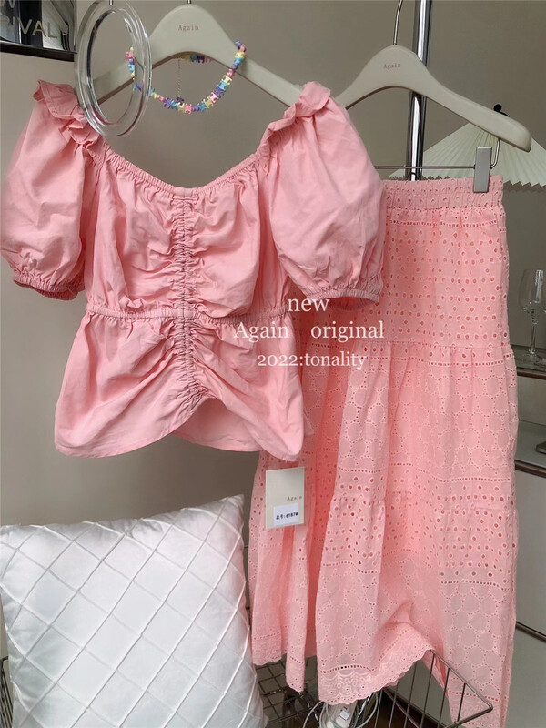 [again] hollow out careful machine slim skirt (excluding matching) 8315# PCZ