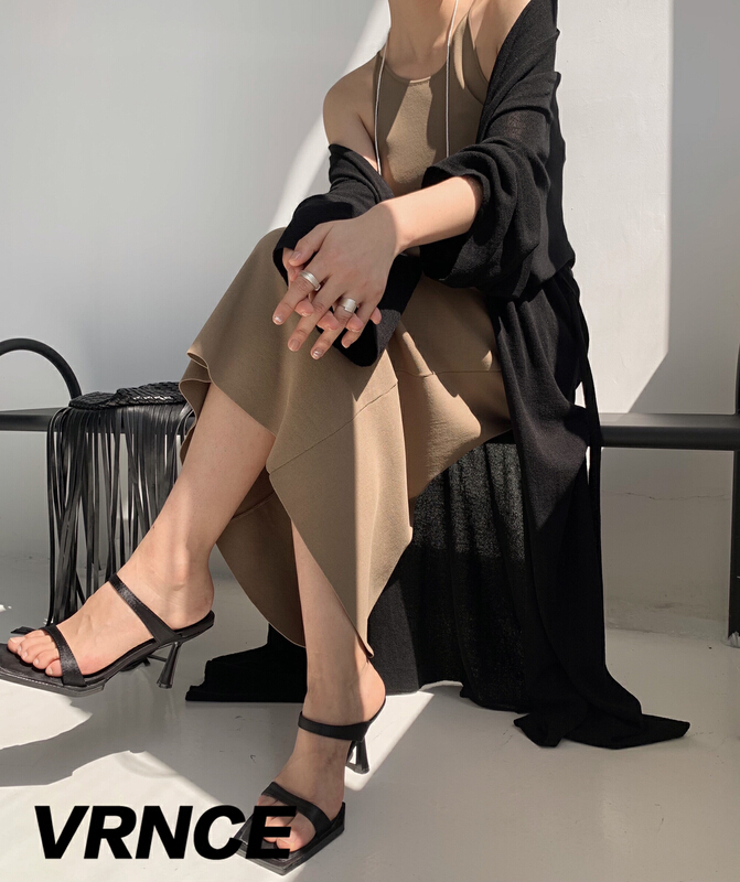 New year in early spring! [Vince] premium brand minimalist knitted vest dress 7205# XYJ