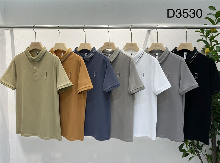New in early summer! [wild squirrel] simple and versatile cartoon polo shirt d3530# ZZL
