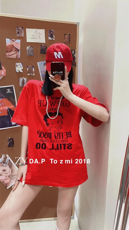 Original price 43.99! New in early summer! [ZY] cartoon Korean fashion short sleeve T-shirt 2018# WTT