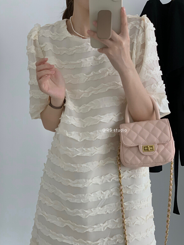 [RS] round neck lace dress dh2153# XYY