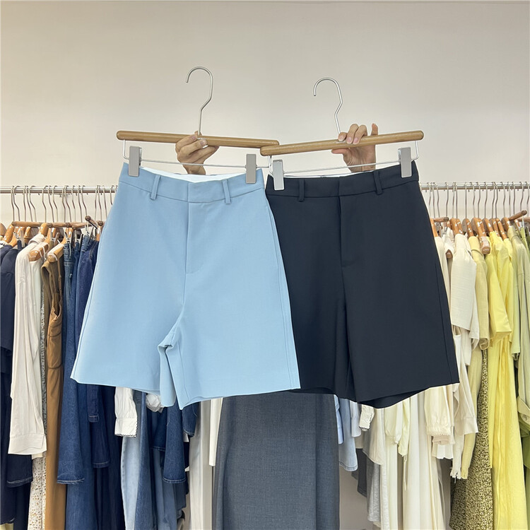 goods in stock! New in early summer! [MOS Celia] minimalist slim casual shorts 3110# LSL