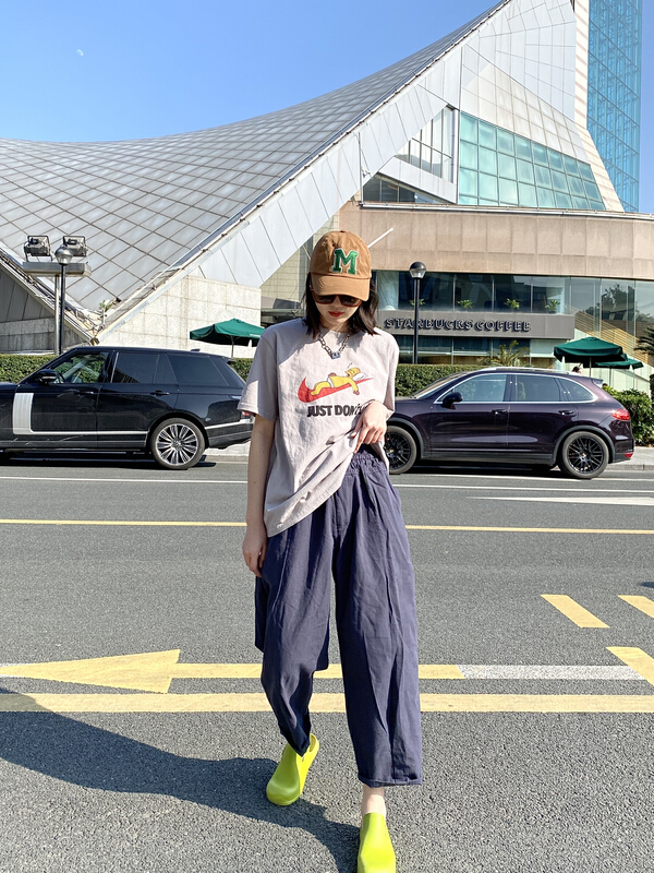 New year in early spring! [two percent] basic versatile nine point slim casual pants 9816-1# LSL