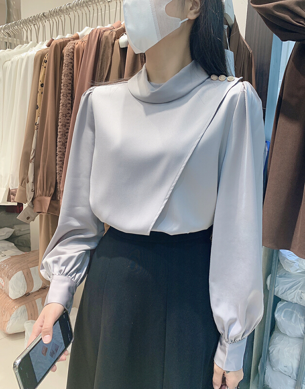 New year in early spring! [Qifan] Korean style versatile shirt 7933# JJ