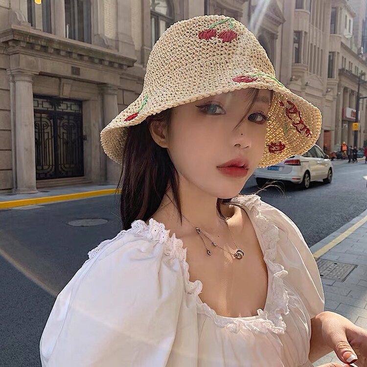 [aesthetic hat industry] woven fisherman fashion hat 2960# LSL