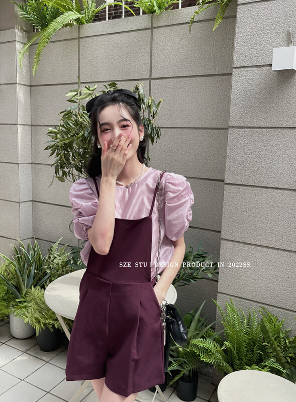 [Sze] versatile casual solid color suspenders (only suspenders) 60076# zxx