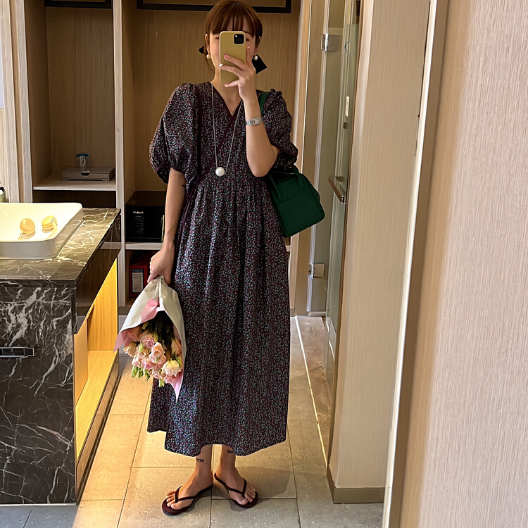 [zicci] Korean thin floral dress 106566# lwy
