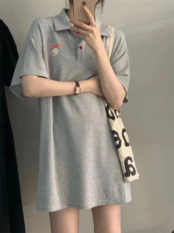 [misu +] fashion Pullover print dress (without ribbon) 80532# ZZL