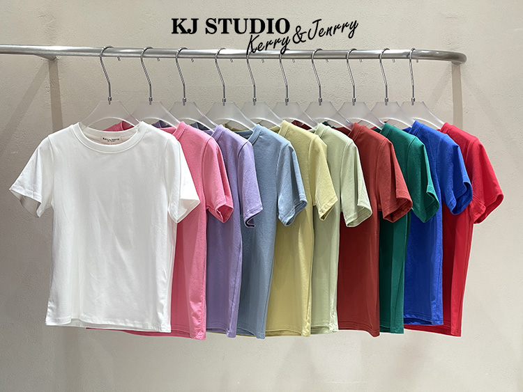 New year in early spring! [kJ] versatile color Korean Short Sleeve T-shirt 3231# zxl