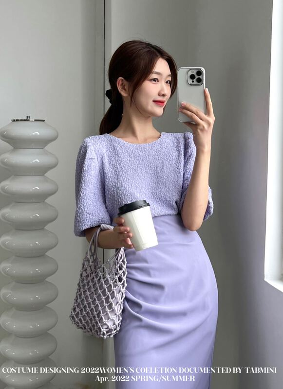 New in early summer! [tabmini] Korean slim and versatile short sleeve T-shirt x19533-f# WPL
