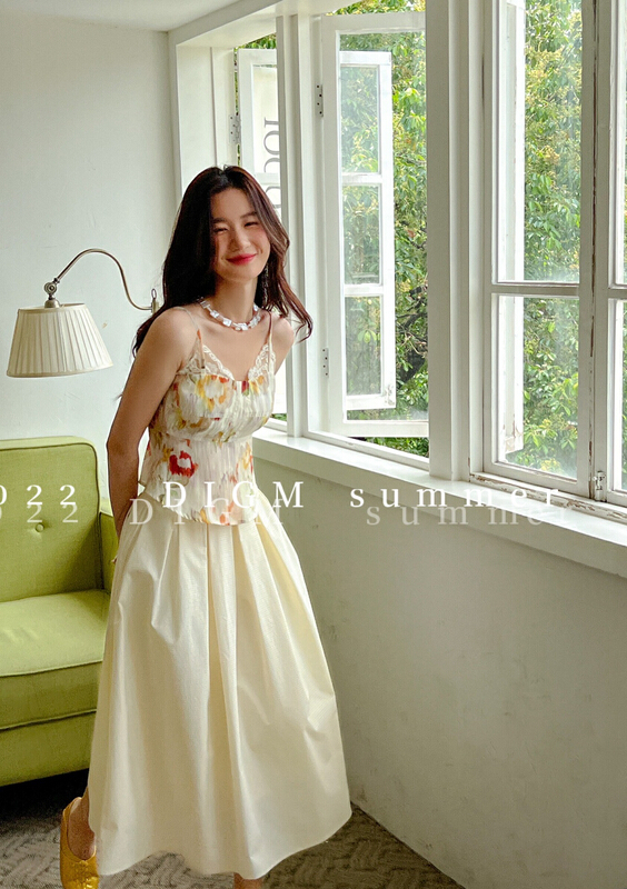 [digm] Korean version simple and versatile slim skirt 1753-3# zxx